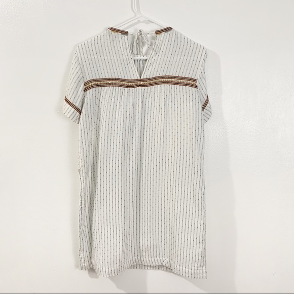 Michael Stars Dobey Stripe Peasant dress - Picture 3 of 7